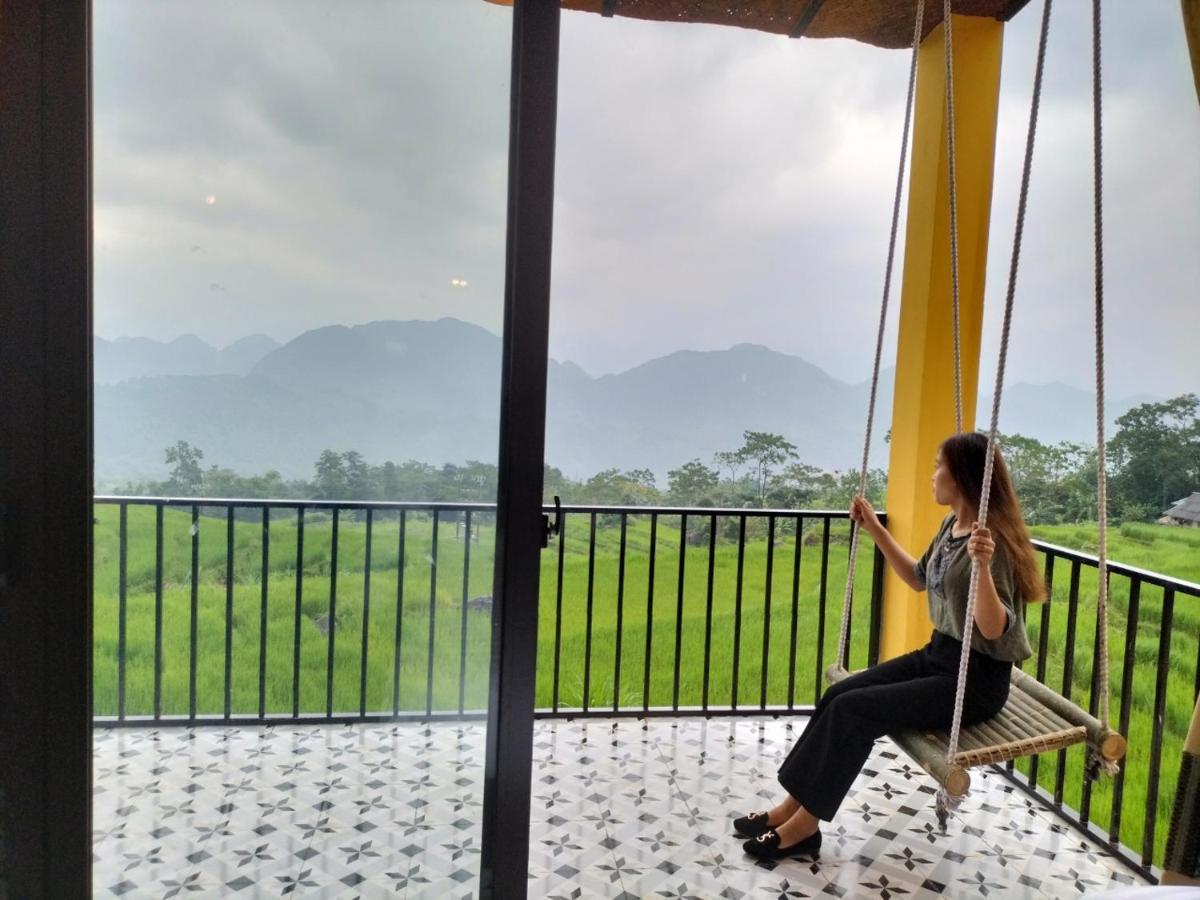 Pu Luong May Home & Cafe Lang Bang ภายนอก รูปภาพ