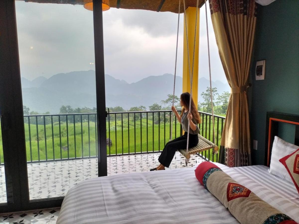 Pu Luong May Home & Cafe Lang Bang ภายนอก รูปภาพ