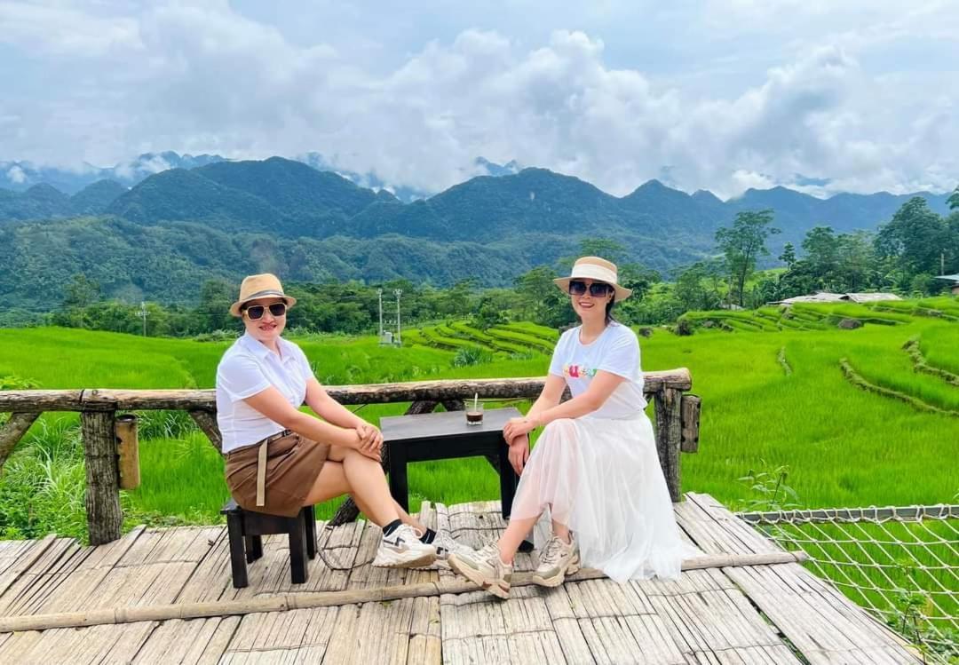 Pu Luong May Home & Cafe Lang Bang ภายนอก รูปภาพ