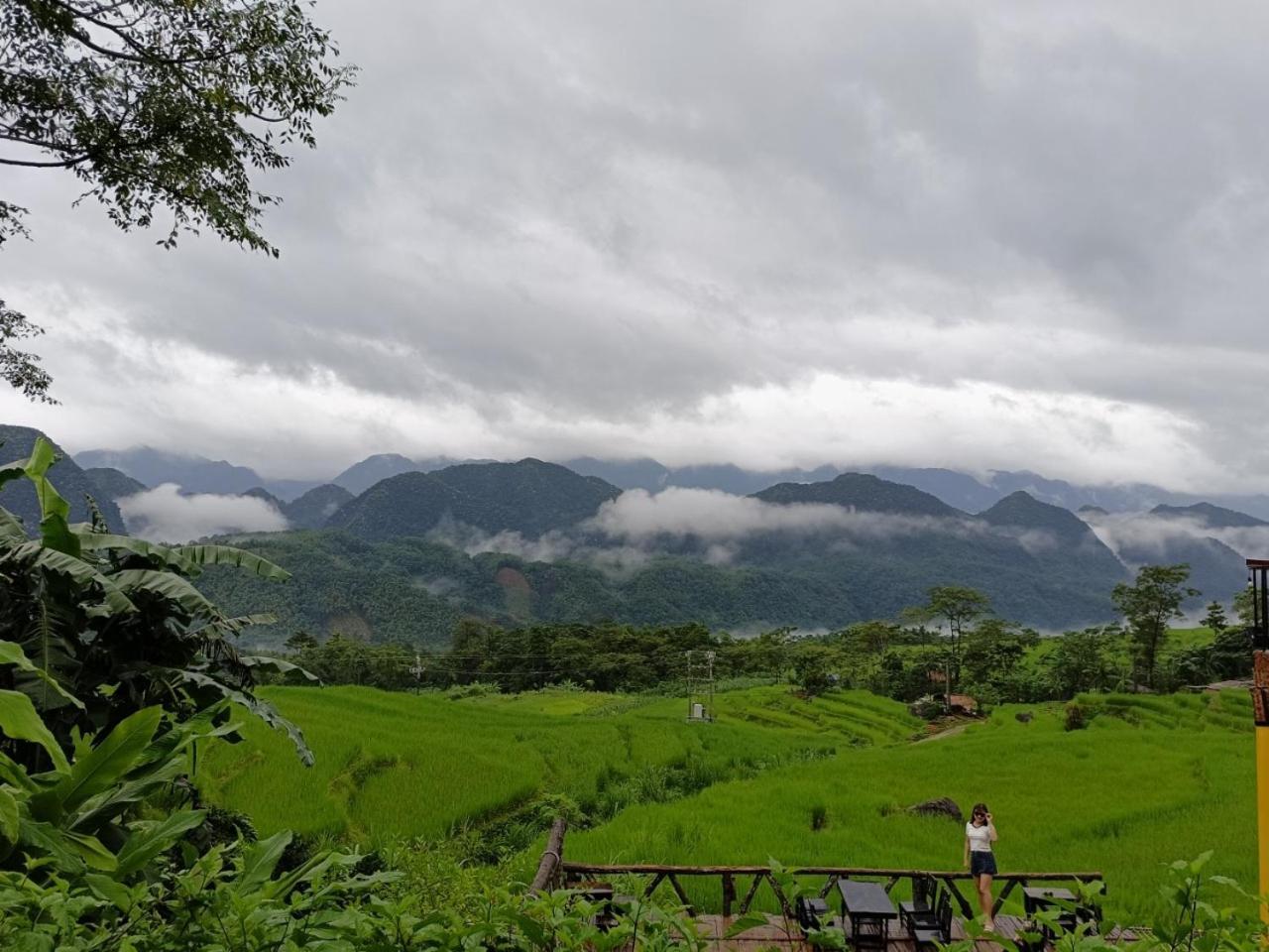 Pu Luong May Home & Cafe Lang Bang ภายนอก รูปภาพ
